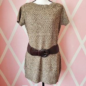 a.n.a Brown Sweater Dress/Tunic